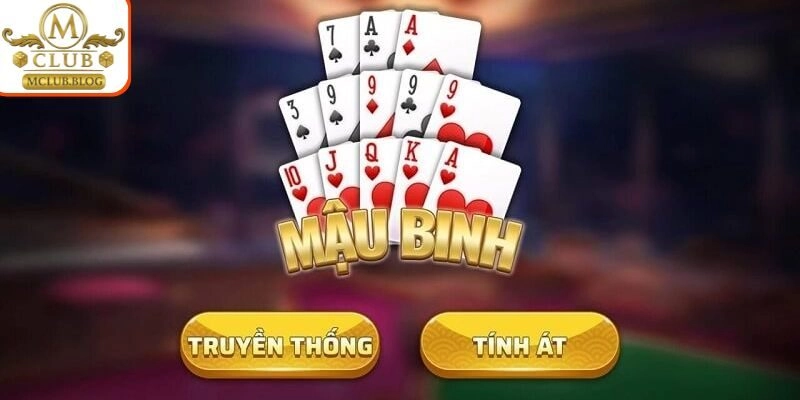 Cách chơi Mậu Binh với thứ tự chi bài chuẩn xác