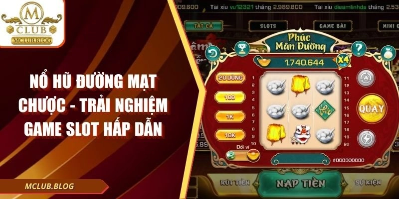 Nổ hũ đường mạt chược đang là tựa game slot thu hút đông đảo người chơi nhờ sự kết hợp độc đáo giữa yếu tố may mắn và chiến thuật trong phong cách mạt chược truyền thống. Bài viết dưới đây của nhà cái Mclub sẽ giúp bạn hiểu rõ về cách tham gia cũng như mẹo để tăng cơ hội giành chiến thắng mỗi ngày. Giới thiệu đôi nét về luật chơi nổ hũ đường mạt chược Nổ hũ đường mạt chược là một biến thể độc đáo của tựa game slot kết hợp chủ đề mạt chược truyền thống, mang đến cho người chơi trải nghiệm mới mẻ, hấp dẫn. Luật chơi khá đơn giản, hội viên chỉ cần quay các cuộn slot để tìm kiếm các biểu tượng giống nhau theo các dòng thanh toán quy định. Khi các biểu tượng đặc biệt xuất hiện theo đúng quy tắc, bạn sẽ nhận được phần thưởng lớn. Điểm thú vị của tựa game là sự kết hợp giữa may mắn với những chiến thuật đặt cược độc đáo của người chơi. Hội viên có thể tuỳ chỉnh mức cược phù hợp với ngân sách, đồng thời lựa chọn số dòng thanh toán để tối ưu hóa cơ hội trúng thưởng. Luật chơi rõ ràng, dễ hiểu những vẫn giữ được yếu tố hồi hộp khiến tựa game ngày càng thu hút nhiều người tham gia. Bỏ túi ngay luật chơi nổ hũ đường mạt chược tại Mclub Lý do hội viên nên tham gia trải nghiệm tại nhà cái Mclub Trải nghiệm nổ hũ đường mạt chược tại nhà cái Muclub không chỉ mang lại sự tiện lợi mà còn mở ra cơ hội nhận những phần quà hấp dẫn. Dưới đây là những lý do quan trọng khiến hội viên nên lựa chọn tham gia tận hưởng ngay tại đây. Cụ thể: Thiết kế website thân thiện, hỗ trợ tiếng Việt hoàn toàn Nổ hũ đường mạt chược tự hào sở hữu giao diện website được thiết kế tối ưu, thân thiện với người dùng, đặc biệt hỗ trợ đầy đủ tiếng Việt. Điều này giúp các hội viên dễ dàng thao tác, tìm kiếm trò chơi cũng như thực hiện các bước đăng ký, nạp rút thưởng một cách tiện lợi mà không gặp khó khăn về ngôn ngữ. Giao diện trực quan, mượt mà trên cả máy tính lẫn điện thoại giúp bạn trải nghiệm tốt. Tỷ lệ trả thưởng cao, dễ dàng trúng thưởng mỗi ngày Một trong những điểm mạnh khiến nổ hũ đường mạt chược được nhiều người yêu thích chính là tỷ lệ trả thưởng cực kỳ hấp dẫn. Nhà cái cam kết cung cấp tỷ lệ cược minh bạch, công bằng giúp hội viên có nhiều cơ hội chiến thắng cũng như nhận thưởng lớn mỗi ngay. Chính sách trả thưởng nhanh chóng, không trễ hẹn cũng tạo nên sự tin tưởng và hài lòng tuyệt đối. Áp dụng nhiều chương trình khuyến mãi độc quyền của Mclub Quay thưởng Mclub luôn biết cách làm mới trải nghiệm cho hội viên bằng hàng loạt các chương trình khuyến mãi hấp dẫn, độc quyền. Từ ưu đãi đăng ký mới, hoàn trả cược đến các sự kiện tặng quà giá trị, tất cả đều giúp bạn tối ưu hoá vốn cược cũng như tăng cơ hội nhận thưởng. Việc thường xuyên cập nhất, tổ chức các chương trình này giúp giữ chân người tham gia. Một số những điểm nổi bật chỉ có mặt tại nhà cái Mclub Bỏ túi ngay những bí quyết chơi hiệu quả nhất mùa hè Mùa hè là thời điểm lý tưởng để thư giãn cùng những tựa game hấp dẫn, đặc biệt là nổ hũ đường mặt chược. Tuy nhiên, để có thể tận hưởng trọn vẹn niềm vui mà vẫn mang về phần thưởng xứng đáng, bạn cần trang bị cho mình một vài bí quyết nhỏ nhưng cực kỳ hiệu quả dưới đây. Cụ thể: Lựa chọn những bàn cược phù hợp với bản thân mình Đừng vội lao vào các bàn cược lớn nếu bạn chưa thực sự hiểu rõ cách chơi hoặc chưa sẵn sàng về ngân sách. Hãy bắt đầu từ những bàn có mức cược vừa phải để làm quen với luật, cách vận hành. Khi đã có kinh nghiệm, hội viên đã hoàn toàn có thể nâng dần cấp độ để tối ưu hóa những cơ hội hội trúng lớn mà vẫn kiểm soát được rủi ro. Giữ tâm lý thoải mái, tránh tham gia khi tâm trạng không tốt Một tinh thần tỉnh táo, lạc quan khi tham gia nổ hũ đường mạt chược sẽ giúp bạn đưa ra quyết định sáng suốt hơn. Tuyệt đối không nên chơi khi bạn đang căng thẳng, mệt mỏi hay tức giận, vì điều đó dễ khiến bạn mất kiểm soát, đặt cược thiếu cân nhắc, dễ khiến thất bại. Chơi game nên là trải nghiệm cảm giác giải trí, không nên là nơi trút bỏ những cảm xúc tiêu cực. Nắm chắc những quy tắc chơi nổ hũ đường mạt chược Dù là một tựa game mang yếu tố may rủi, những chúng vân yêu cầu hội viên nắm vững quy tắc cơ bản để có thể đưa ra các quyết định thông minh. Hãy dành thời gian tìm hiểu các biểu tượng, dòng thanh toán, tính năng đặc biệt như Wild, Scatter hay vòng quay miễn phí. Việc này sẽ giúp bạn tận dụng tối đa mọi tính năng cũng như không bỏ lỡ những phần quà quan trọng. Nắm chắc những mẹo chơi quay hũ đường mạt chược Nổ hũ đường mạt chược Mclub không chỉ mang lại cảm giác giải trí đầy kịch tính mà còn là cơ hội tuyệt vời để người chơi rinh về những phần thưởng giá trị. Với lối chơi đơn giản, giao diện đậm chất Á Đông cùng các tính năng đặc biệt hấp dẫn, trò chơi này đang ngày càng thu hút đông đảo người tham gia.